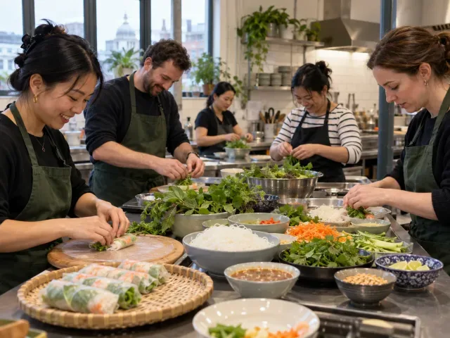 Vietnamese Street Food at Jamie Oliver Cookery School