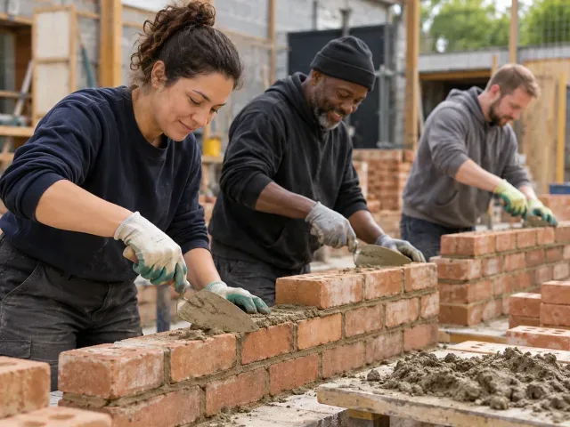 Bricklaying at Builder Training Centre
