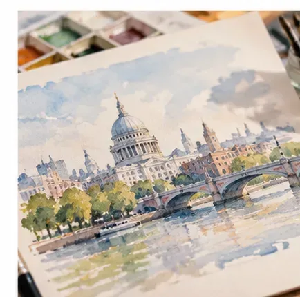 Watercolour painting studio: still life at City Lit